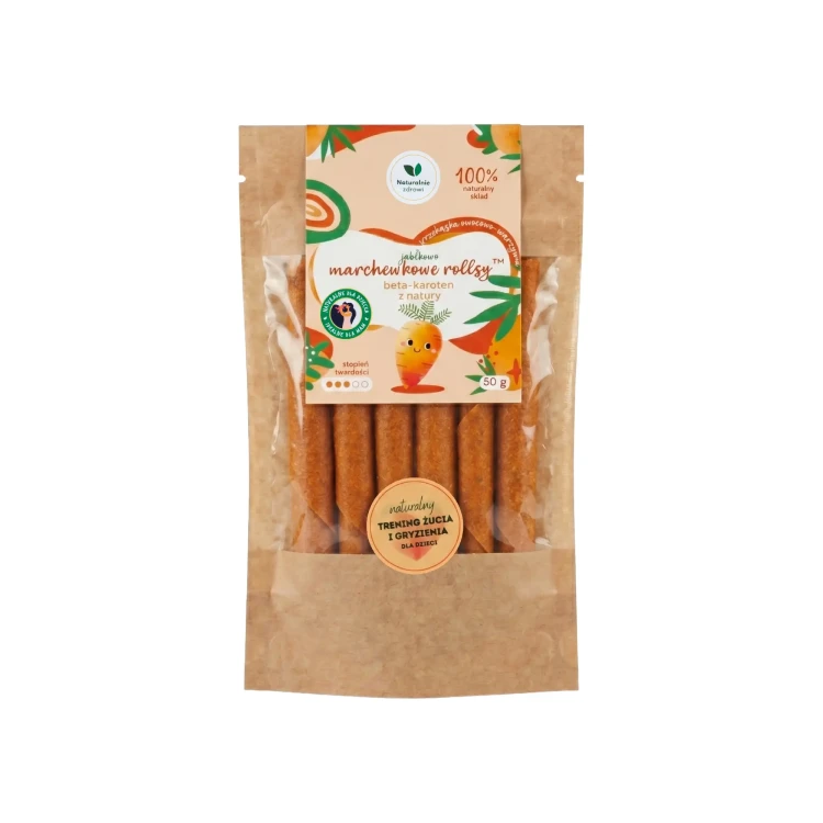 Naturalnie Zdrowi | Marchewkowe rollsy naturalny beta-karoten | 50 g-1.webp