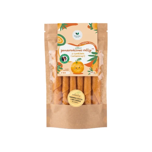 Naturalnie Zdrowi | Pomarańczowe rollsy z witaminą C i cynkiem | 50 g-1.webp
