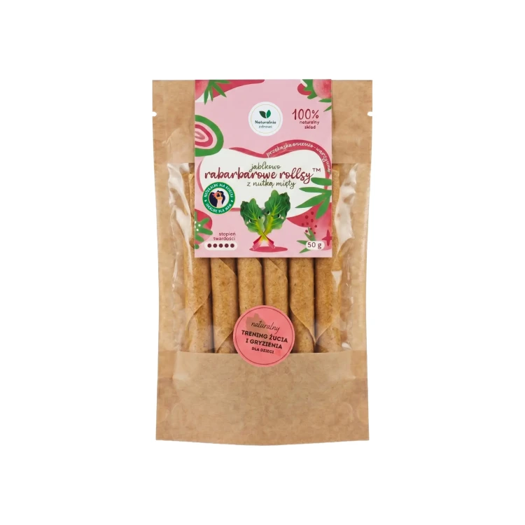 Naturalnie Zdrowi | Rabarbarowe rollsy z nutką mięty | 50 g-1.webp