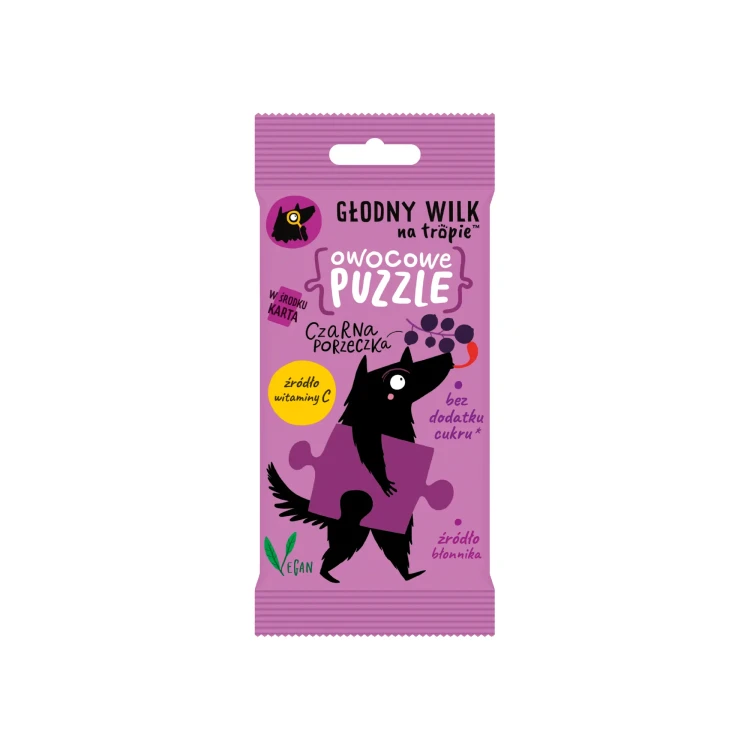 Głodny Wilk na Tropie | Owocowe puzzle czarna porzeczka | 20 g-1.webp