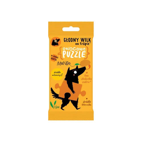 Głodny Wilk na Tropie | Owocowe puzzle mango | 20 g-1.webp