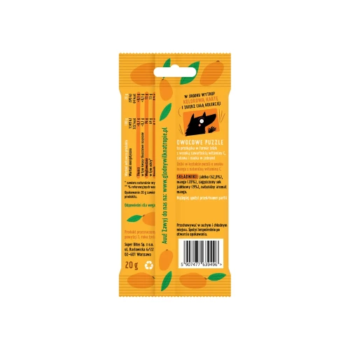 Głodny Wilk na Tropie | Owocowe puzzle mango | 20 g-2.webp