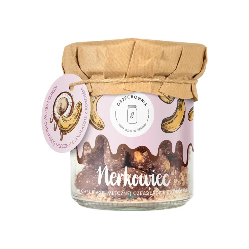 Orzechownia | Nerkowiec w chrupiącej mlecznej czekoladzie z kokosem | 150 g-1.webp