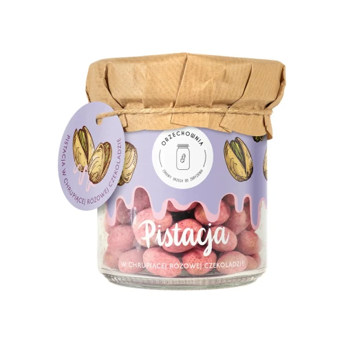 Orzechownia | Pistacja w chrupiącej różowej czekoladzie | 150 g-1.webp